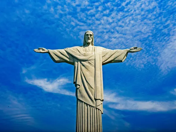 Vista del Cristo Redentor en Río de Janeiro